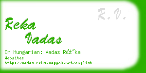 reka vadas business card